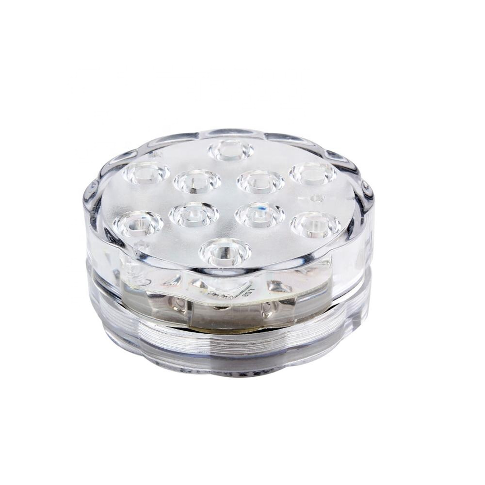 10LEDs 5050 IP68 Waterproof RGB Decoration De Fiesta Boda Party Wedding Aquarium Decoration Submersible Light