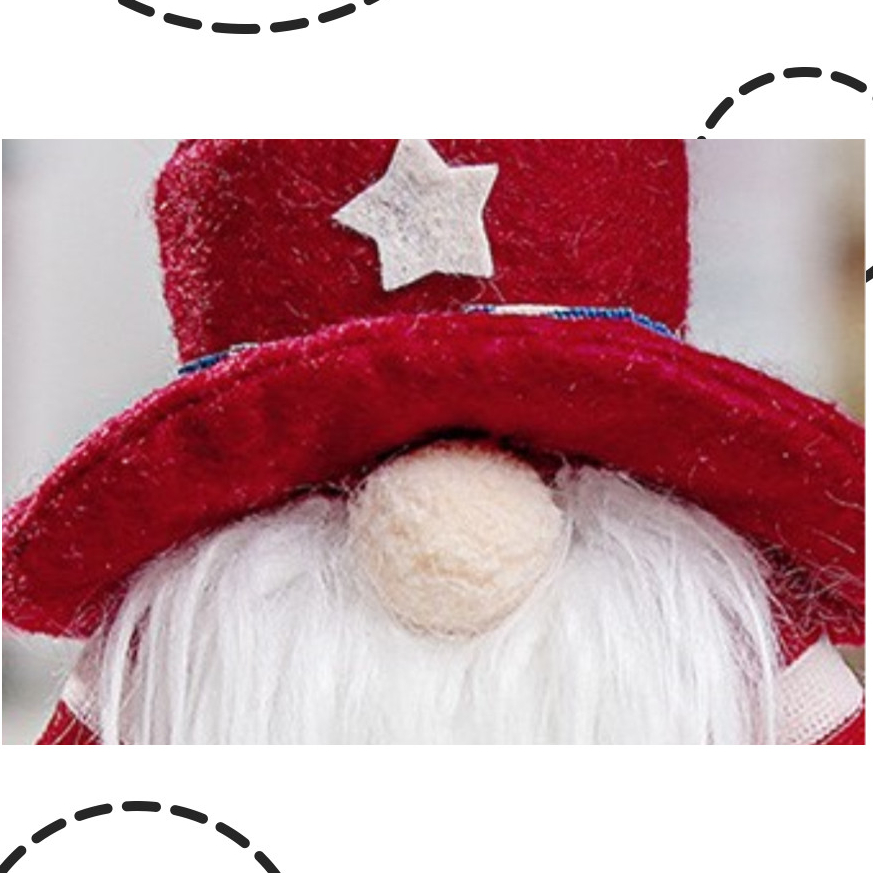 Cute Christmas Faceless Doll Striped Star Hooded Figure Window Party Props Home Decor 