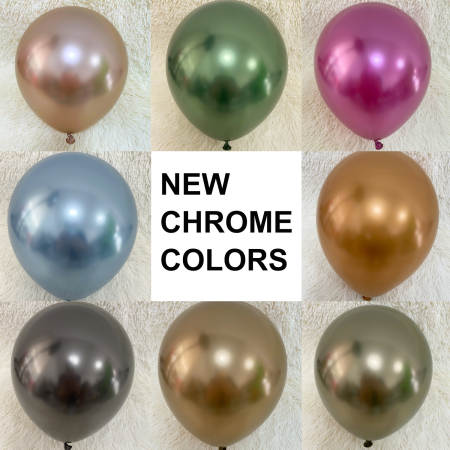 18 Inch Chrome Party Supplies Balloon Gold Balloons Globos Metalicos Latex Birthday Metallic Balloon Party Decorations
