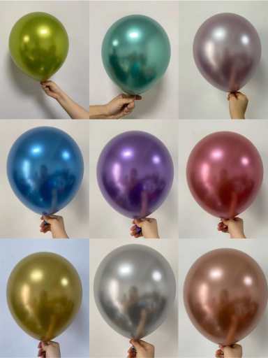 18 Inch Chrome Party Supplies Balloon Gold Balloons Globos Metalicos Latex Birthday Metallic Balloon Party Decorations
