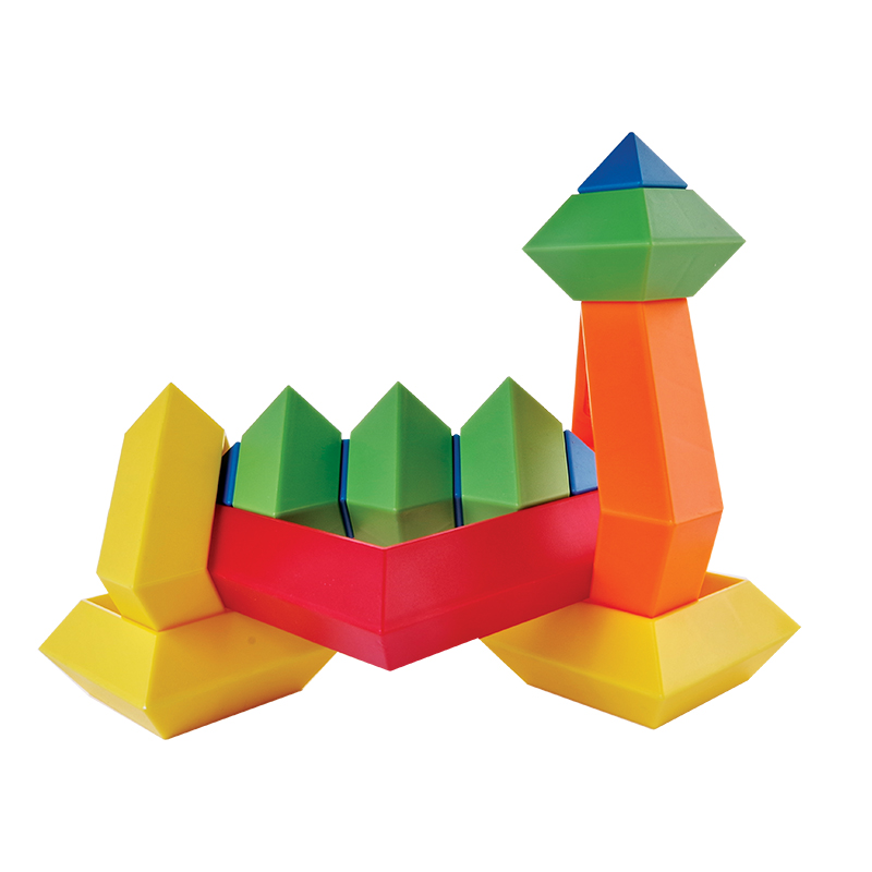 KEBO   abs plastic pyramid puzzle building blocks toys for kids educational