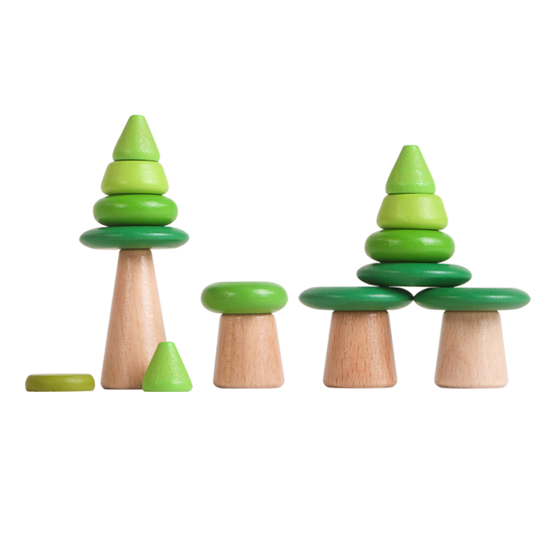 Intellectual Toy Kids Educational Wooden Balancing Tree Balance Math toy