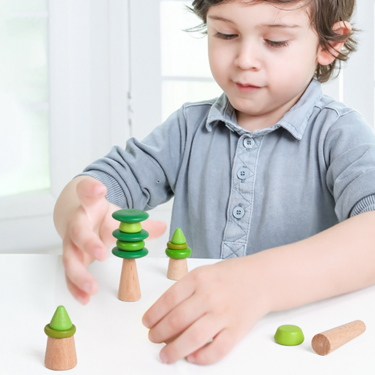 Intellectual Toy Kids Educational Wooden Balancing Tree Balance Math toy