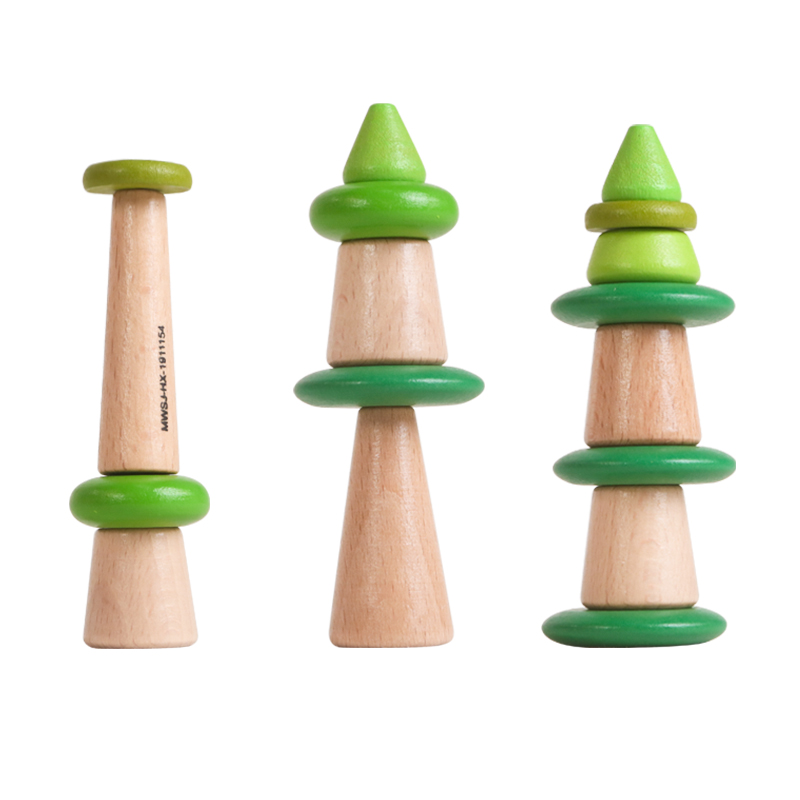 Intellectual Toy Kids Educational Wooden Balancing Tree Balance Math toy
