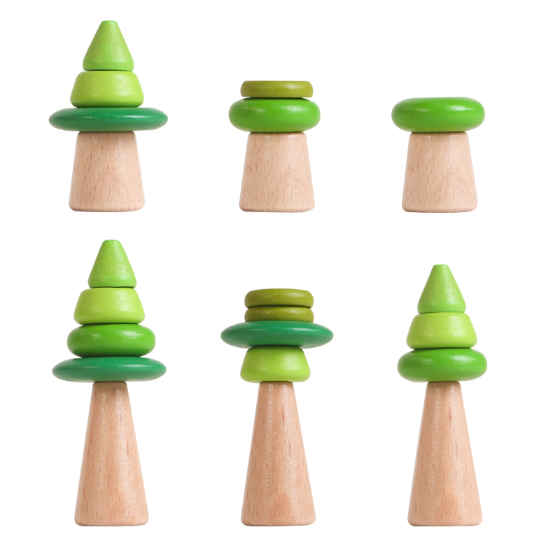 Intellectual Toy Kids Educational Wooden Balancing Tree Balance Math toy