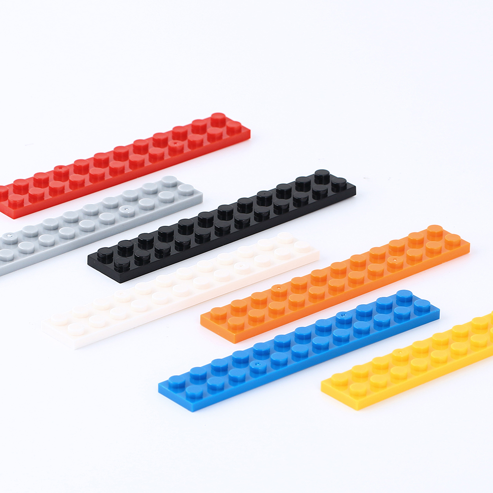  MOC Plate 2 x 12 Bricks NO.2445 Abs Plastic Educational Accessories Parts building blocks toy For Kid