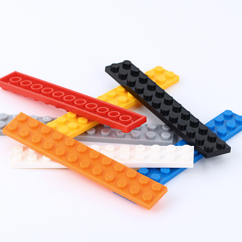  MOC Plate 2 x 12 Bricks NO.2445 Abs Plastic Educational Accessories Parts building blocks toy For Kid