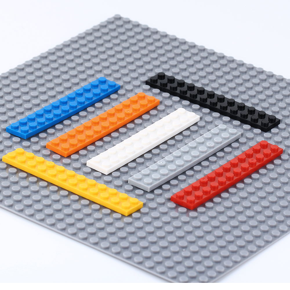  MOC Plate 2 x 12 Bricks NO.2445 Abs Plastic Educational Accessories Parts building blocks toy For Kid