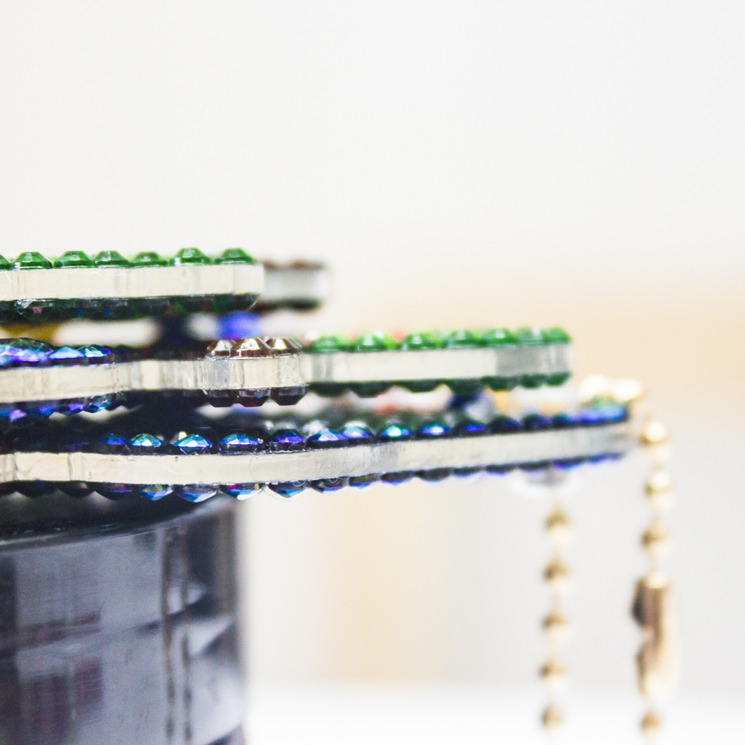 Z106  DIY Diamond Painting Keychains Kits,  Full Drill Special Shaped, Art Crafts for Kids Adults Teens Beginners E