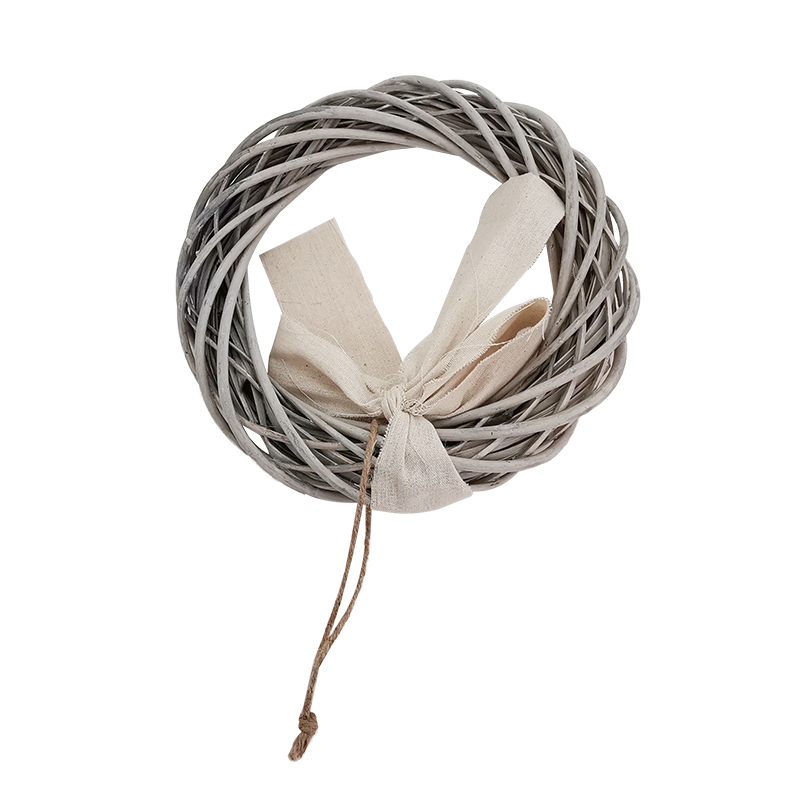 Household Eco Friendly Woven Wooden Willow Wicker Round Arts And Crafts