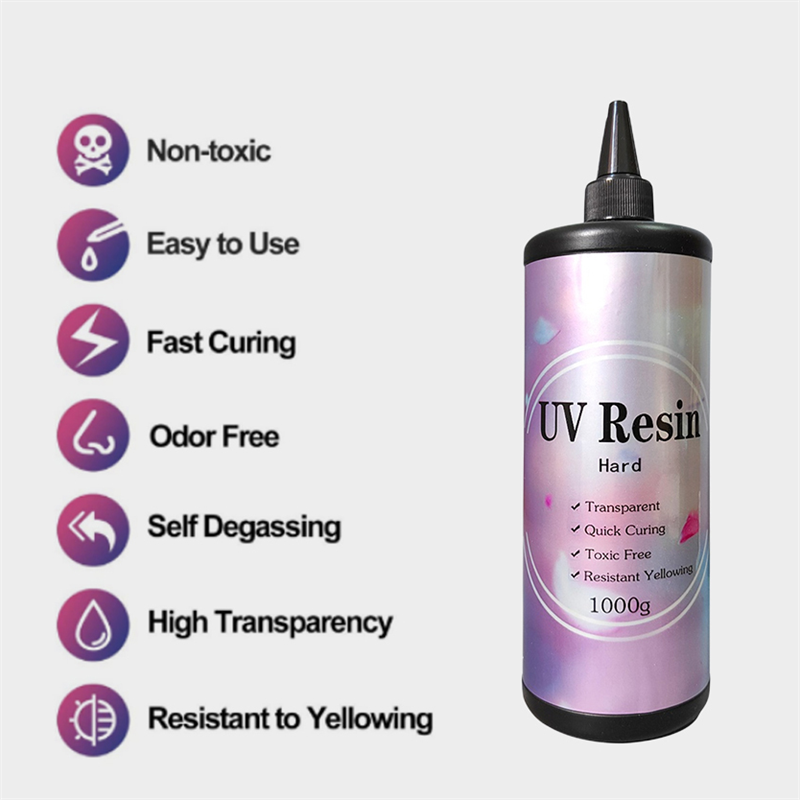 Transparent Curable Uv Glue Light Liquid  50g Resin Dye Pigment Resin for Art Crafts