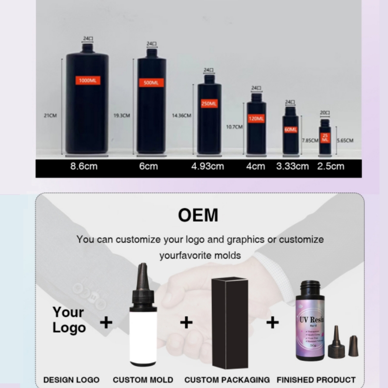 Transparent Curable Uv Glue Light Liquid  50g Resin Dye Pigment Resin for Art Crafts