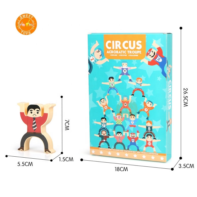 Multiplayer Cartoon Hercules Building Blocks Plastic stacking toy Educational Toys Balance Game For Children