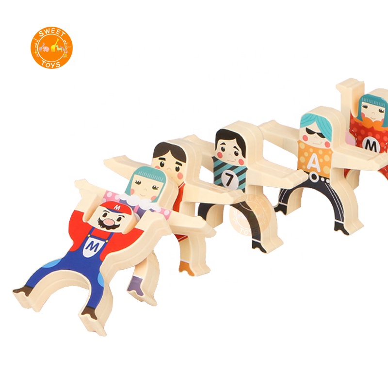 Multiplayer Cartoon Hercules Building Blocks Plastic stacking toy Educational Toys Balance Game For Children