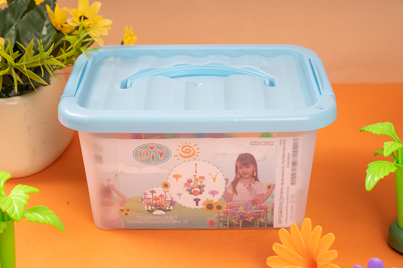 New Design Diy Flower Arrangement Toy Set Educational Garden Toy Flower Building Block Toy