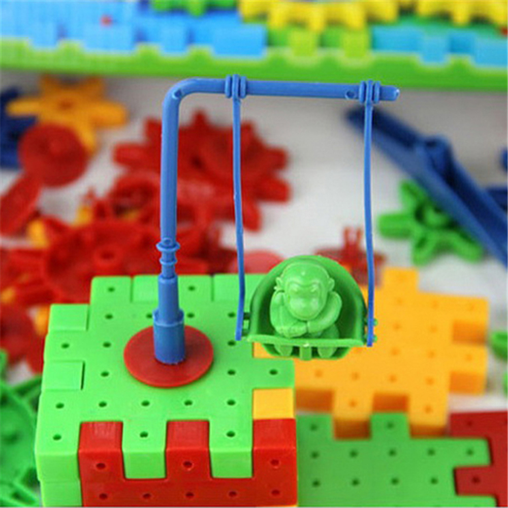  Plastic Construction Gear Assembly 99pcs Electronic Building Blocks Toys For Kids