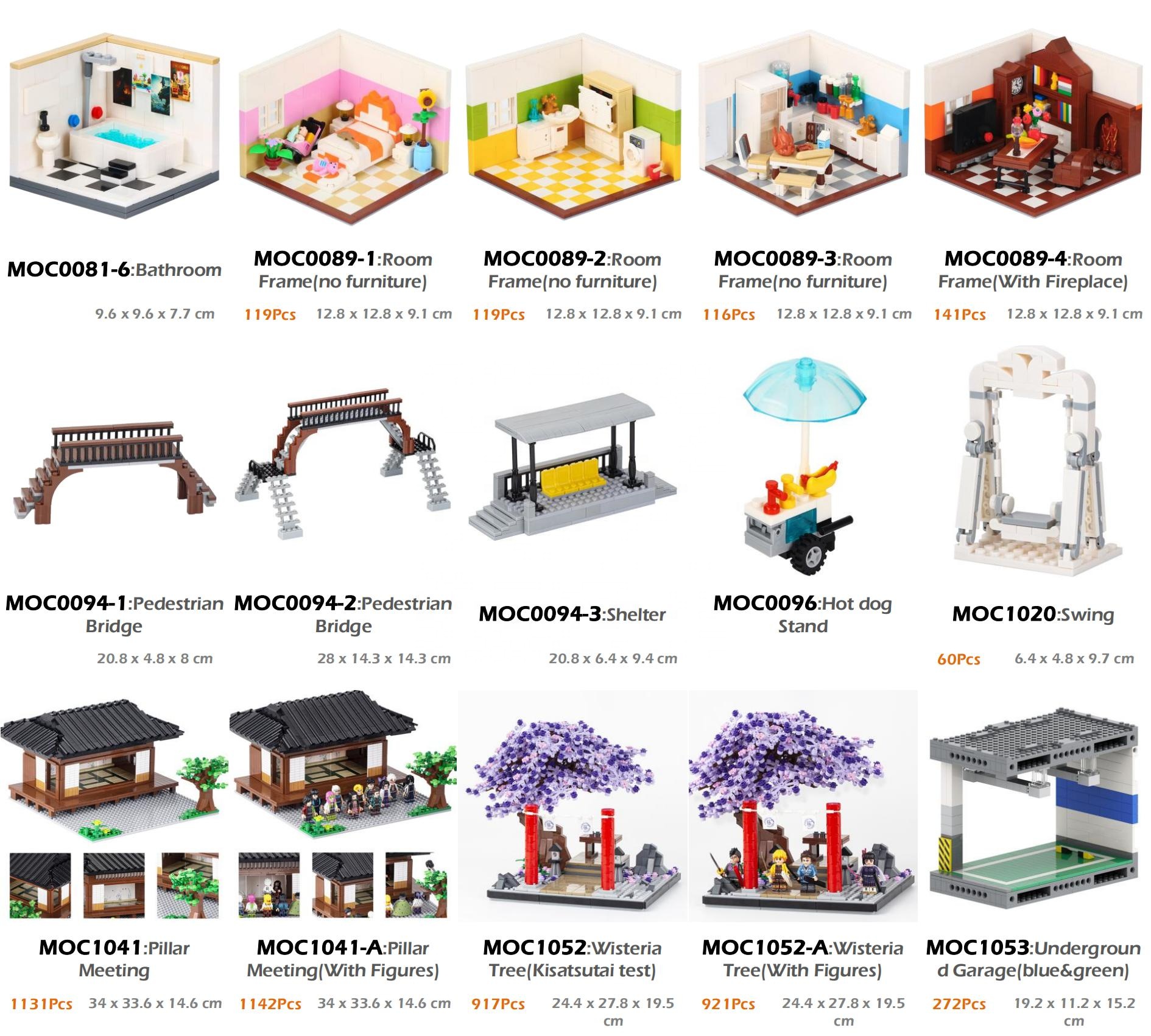 MOC1081 Building Kits Mini Christmas Tree  Decorative Ornaments legoed Toys Xmas Home Decorations Building Bricks