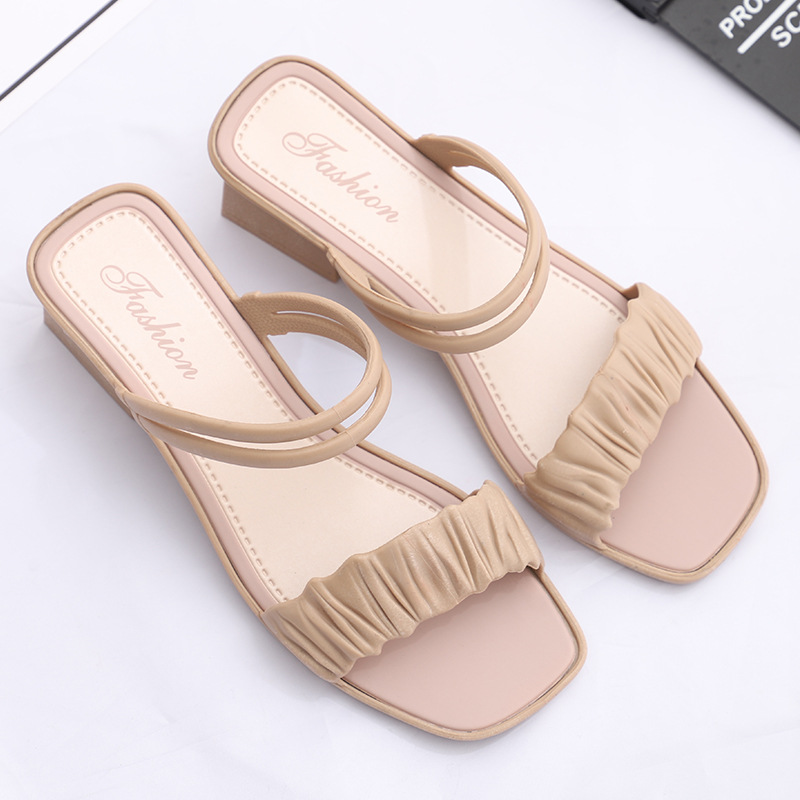2022  Fashion Designer Women Casual Flat Sandals Slippers Summer Casual Wedge Sandals Shoes for Women and Ladie