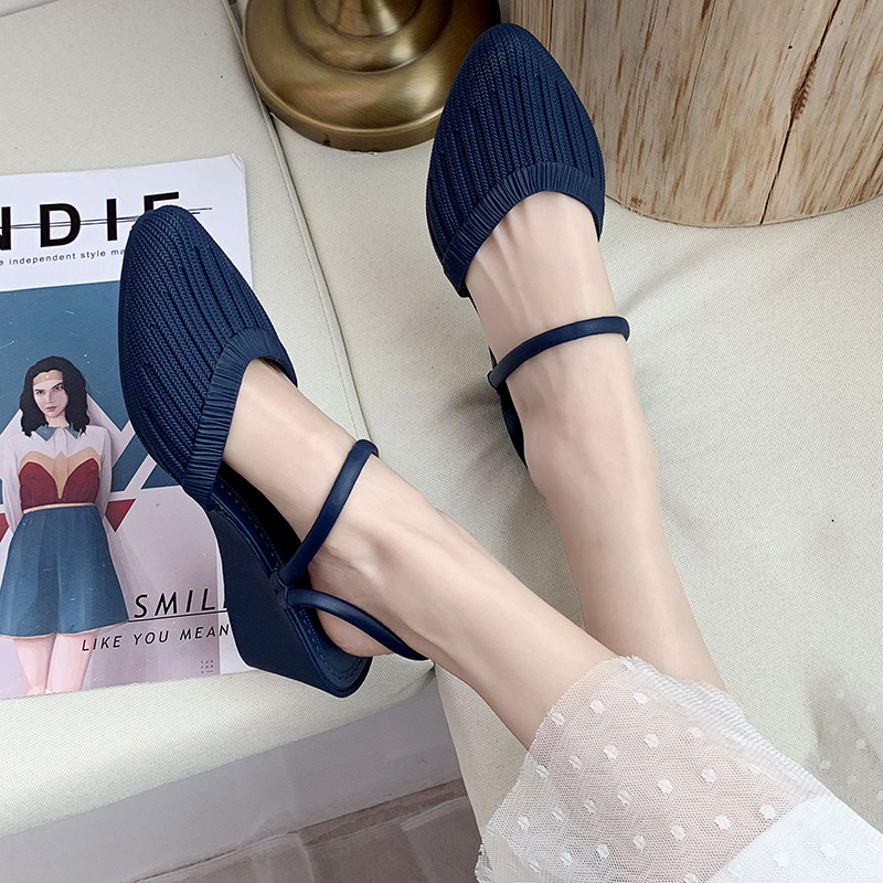 Women High Heels Shoes Woman Female Ankle Strap PU Toe Heeled Sandals Lady Office Career Shoe