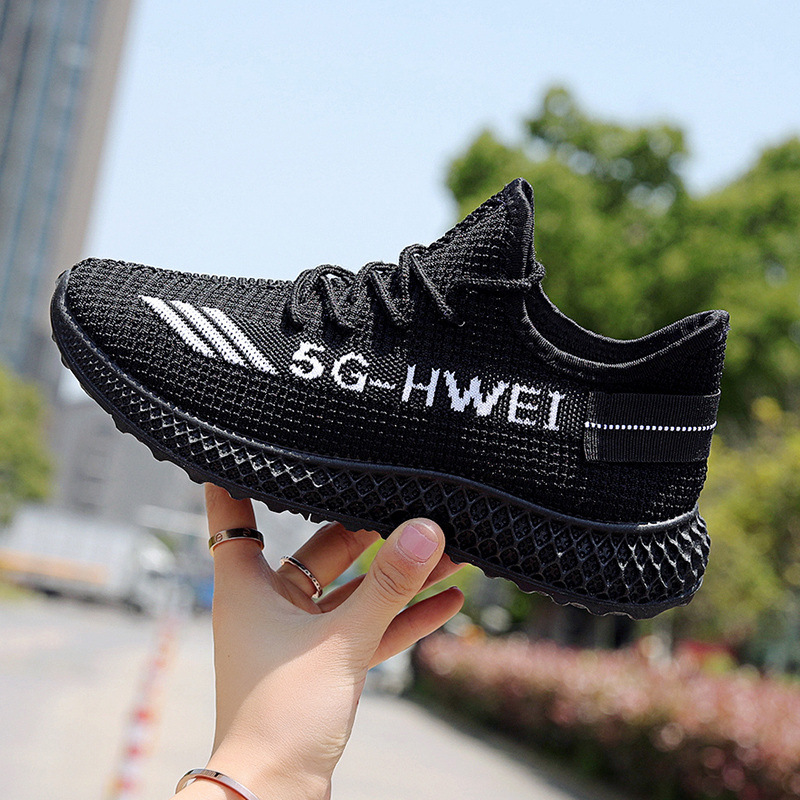 all stars heels slides  sneakers Women's flying knitting mesh shoes