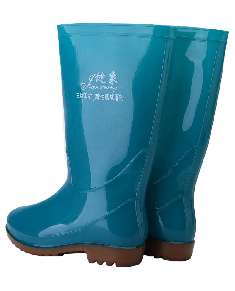 2023 knee-high no slip cheapest design your own  rubber rain boots for women