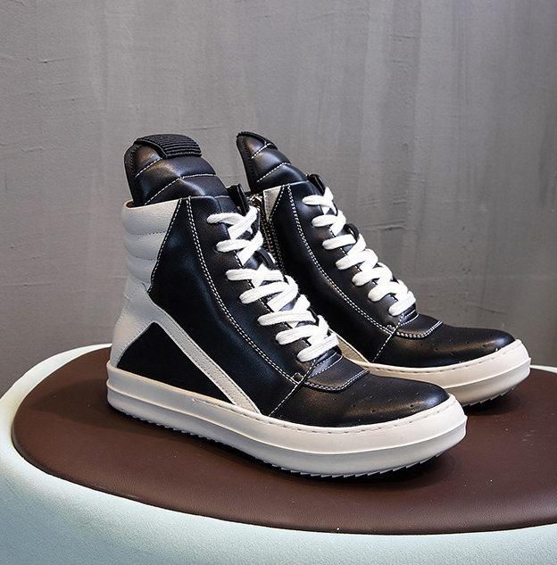 Hot Sale  Canvas Flat Platform Canvas Plus Size women's Shoes High Top Boots Martin Boots Round Toe Shoes