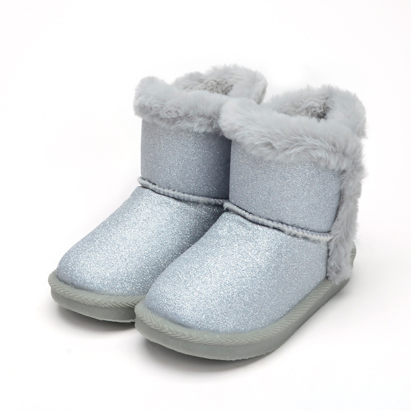 In Socks! 2023  Winter Kids Snow Boots Ankle Girls Lady Designer Luxury Short Fluff Boots