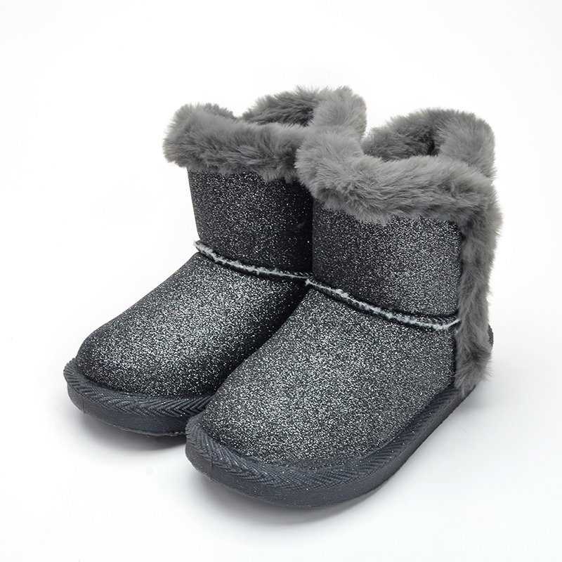 In Socks! 2021  Winter Kids Snow Boots Ankle Girls Lady Designer Luxury Short Fluff Boots