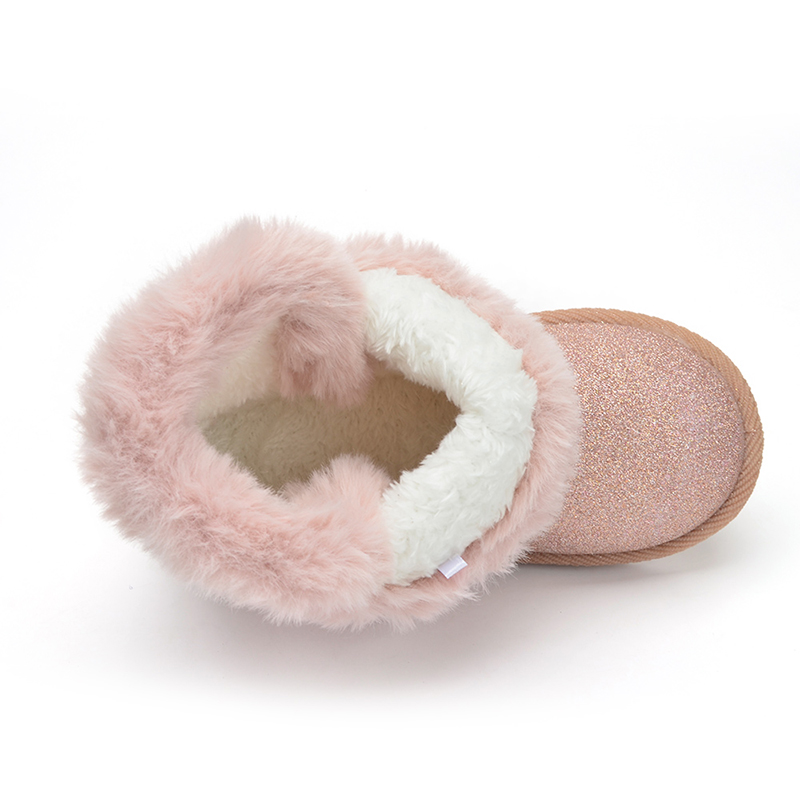 In Socks! 2021  Winter Kids Snow Boots Ankle Girls Lady Designer Luxury Short Fluff Boots