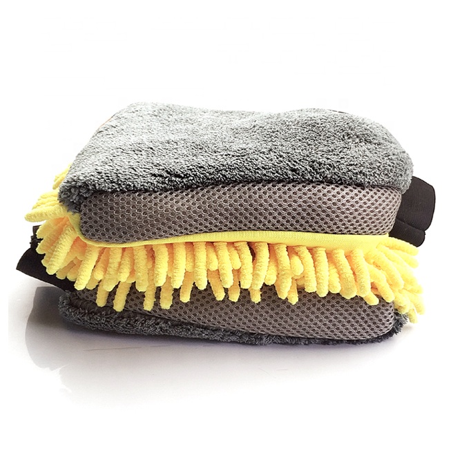 Waterproof Microfiber Car Wash Mitt, Waterproof Car Washing Glove