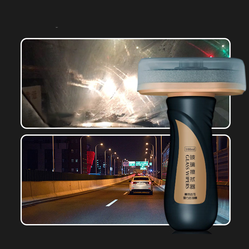 Portable Car Windshield Cleaner Remove Oil Film Deeply Cleaning Washer Fluid