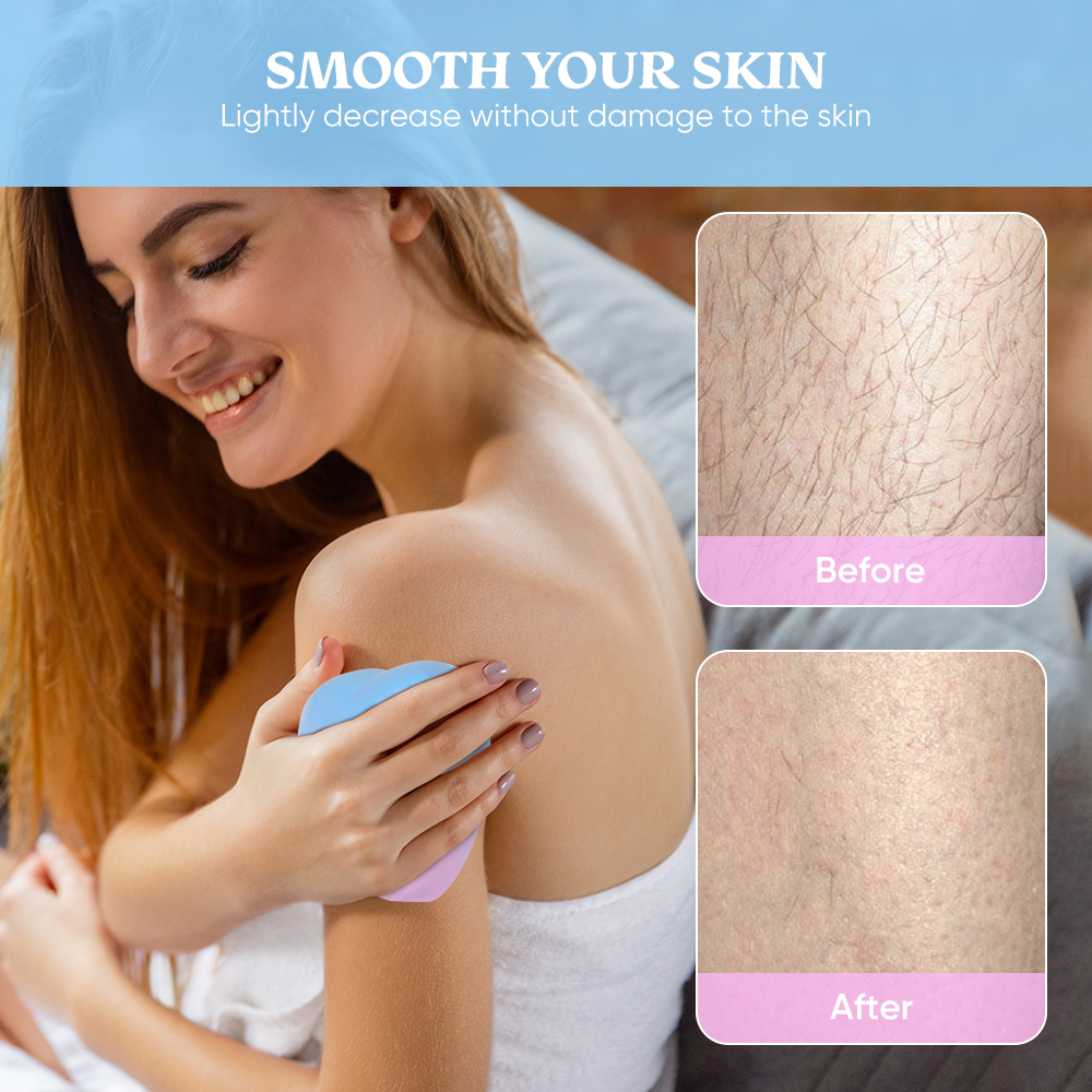 Silky Crystal Manual Portable Mini Painless Nano Epilator Stone Hair Removal Eraser Hair Remover Glass Magic Crystal Hai