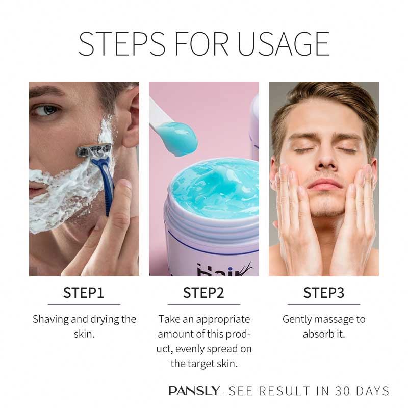 XBY Private Label Hair Removal Laser Alternative Natural Organic 50g Hair Growth Inhibitor Prevent Hair Growth Cream