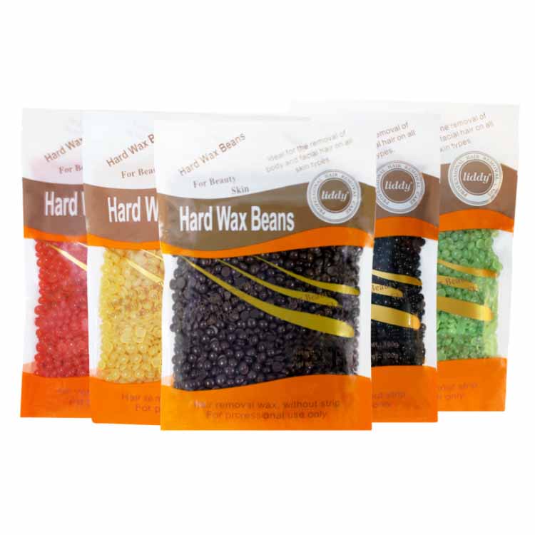 Liddy Hot Selling Natural  10 Colors Soft Hard Wax Beans for Hair Removal