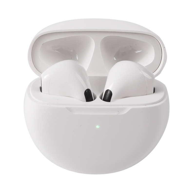 New 5.0 Wireless Headphones Pro 6 Touch HIFI Noise Cancelling Long Battery Life Sports In-Ear Wired earphone headphone