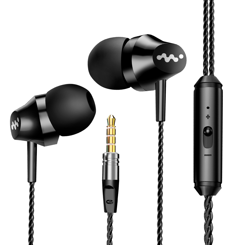 2019 Wired Stereo Headset In Ear Mega Bass General headphones Earphones with Mic