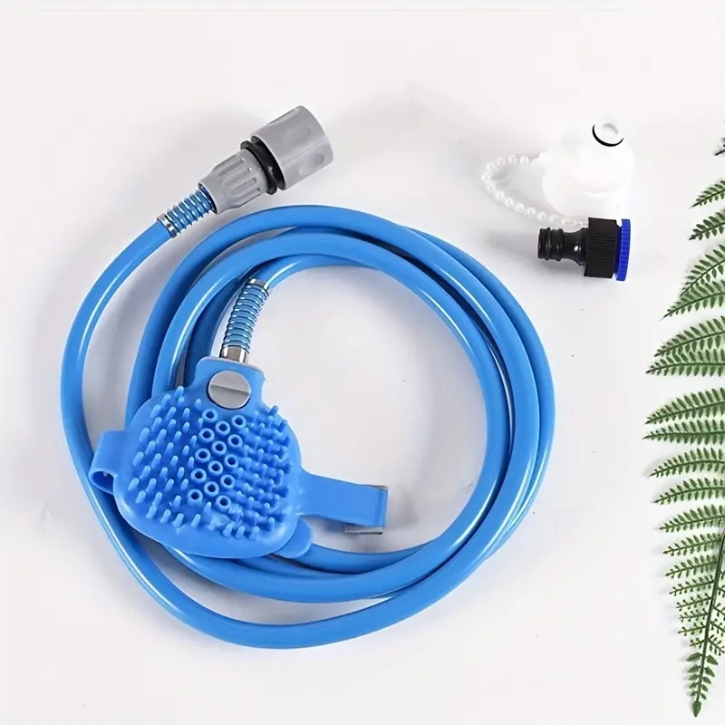 Pet bath accessories Dog shower head shower head silicone bath brush degree massage gloves 2-in-1 massage bath
