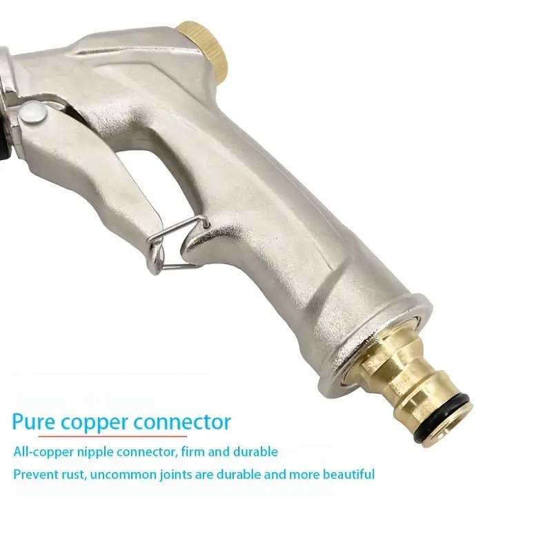1pc High Pressure Car Washing Water Gun Nozzle - Perfect for Gardening, Car Washing & Faucet Watering!