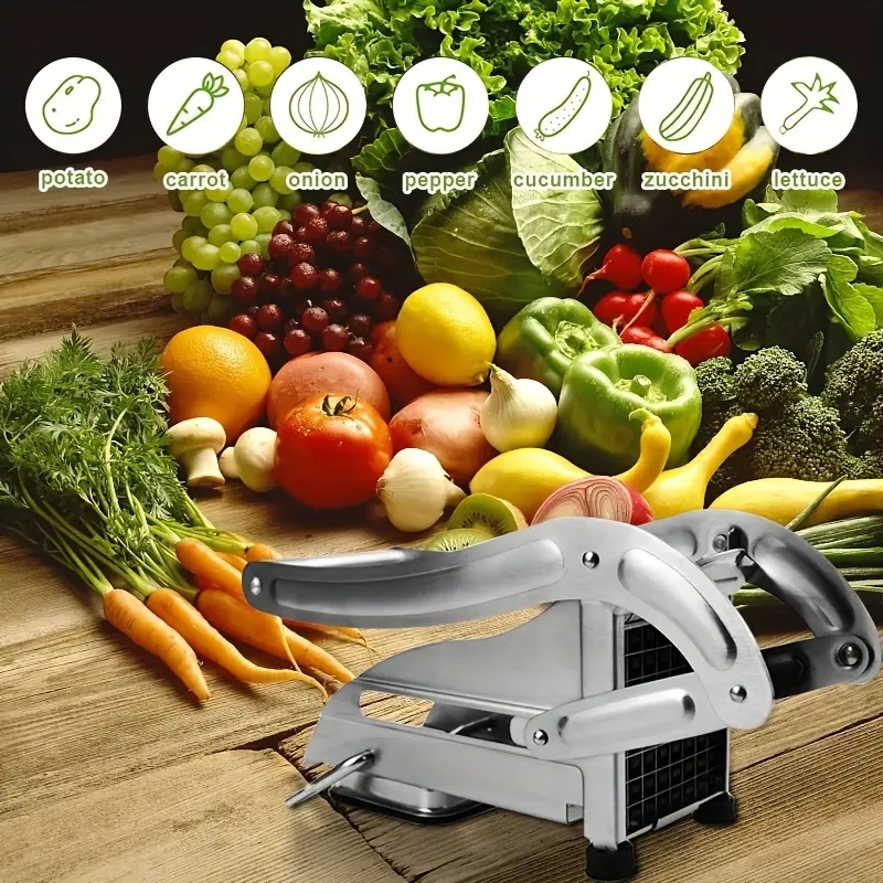 Manual multi-functional fruit and vegetable net slicer Stainless steel potato chip machine