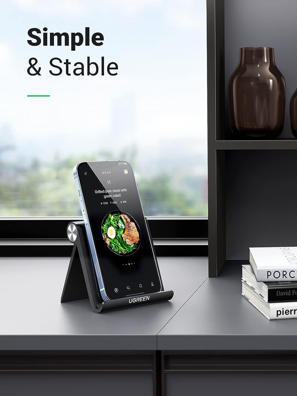 Desktop phone stand Foldable portable adjustable phone stand
