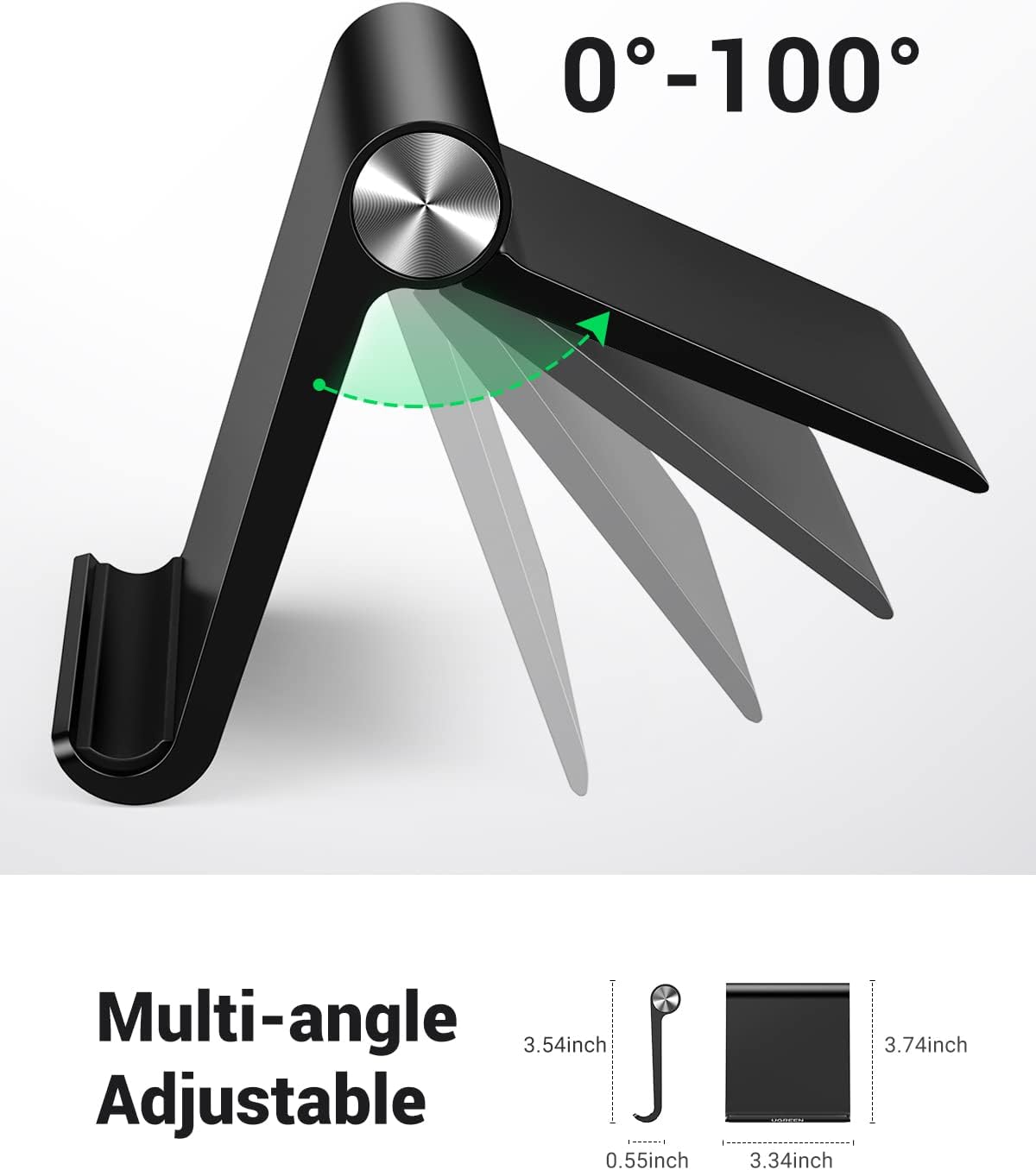 Desktop phone stand Foldable portable adjustable phone stand