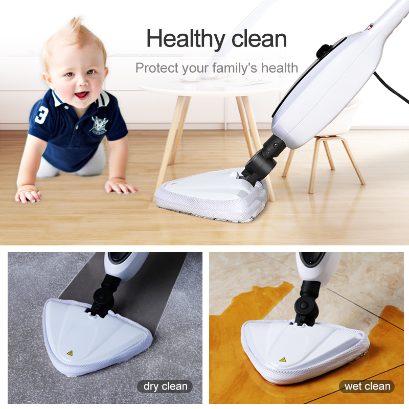 Steam mop Floor steam engine with hand-held steam cleaner