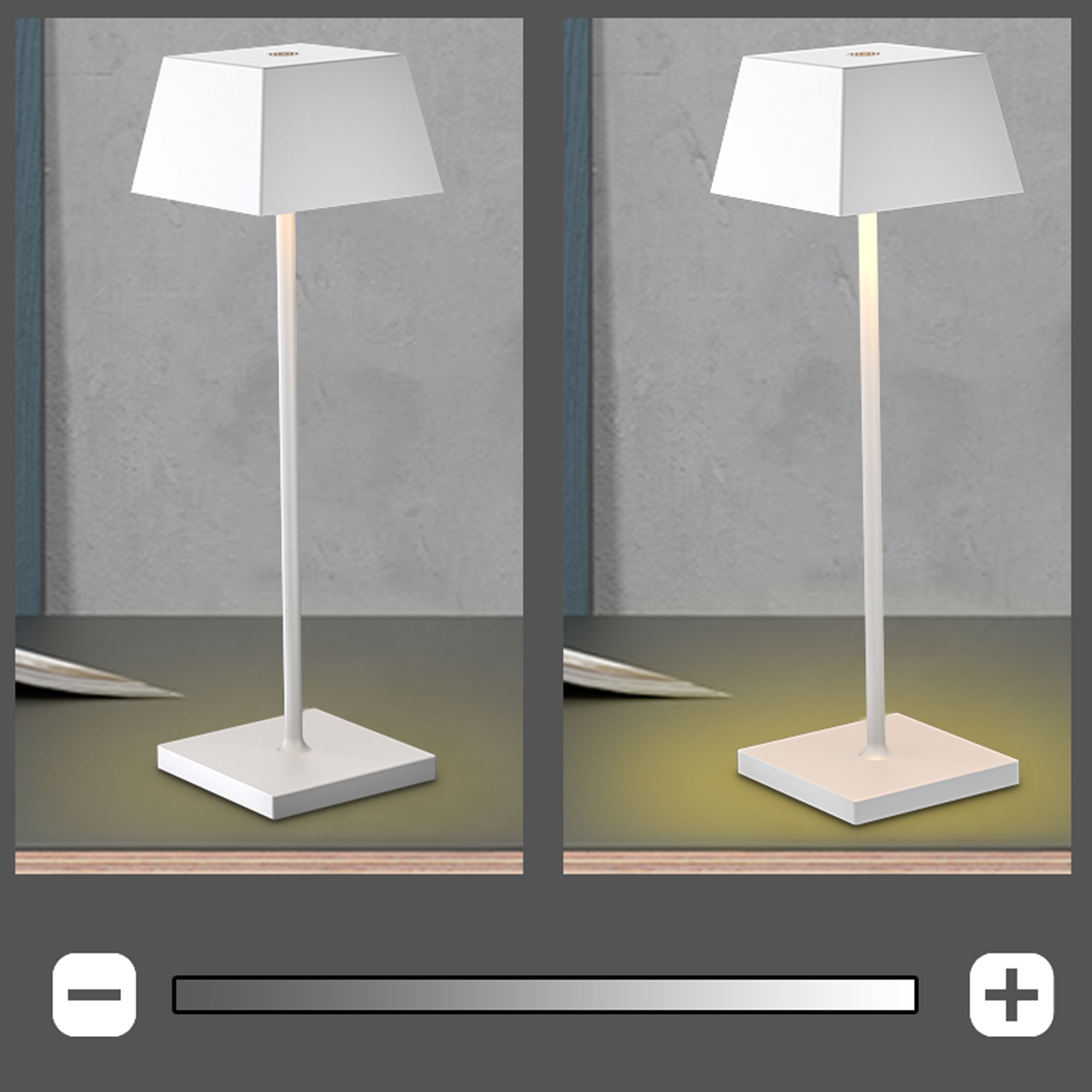 Stylish design luxury interior lighting furniture Bedside touch rechargeable cordless dining room lamp
