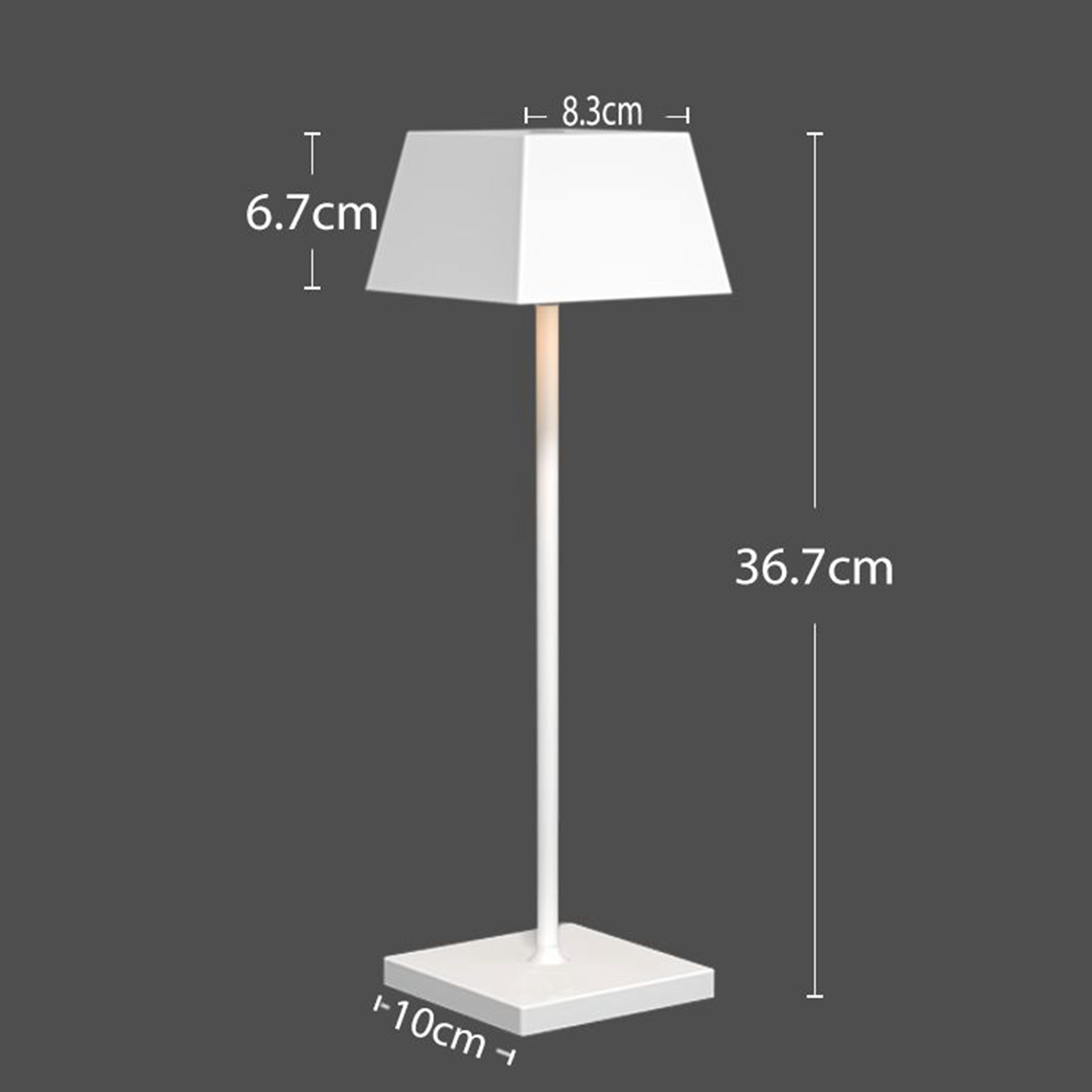 Stylish design luxury interior lighting furniture Bedside touch rechargeable cordless dining room lamp