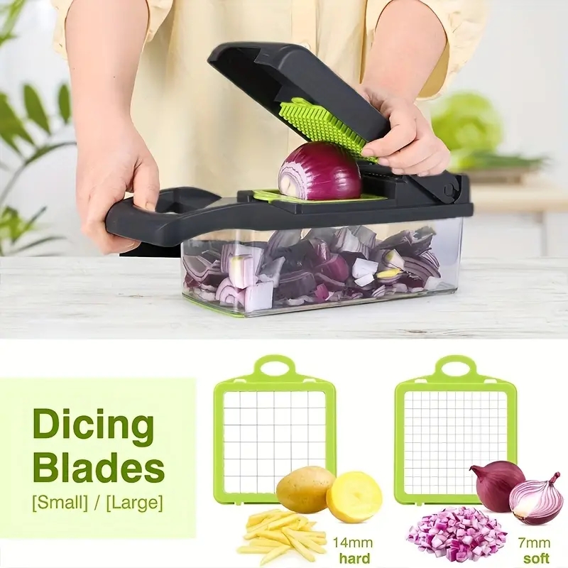 Vegetable Chopper, Multifunctional Fruit Slicer, Processed Food Grinder, Vegetable Slicer, Kitchen Supplies