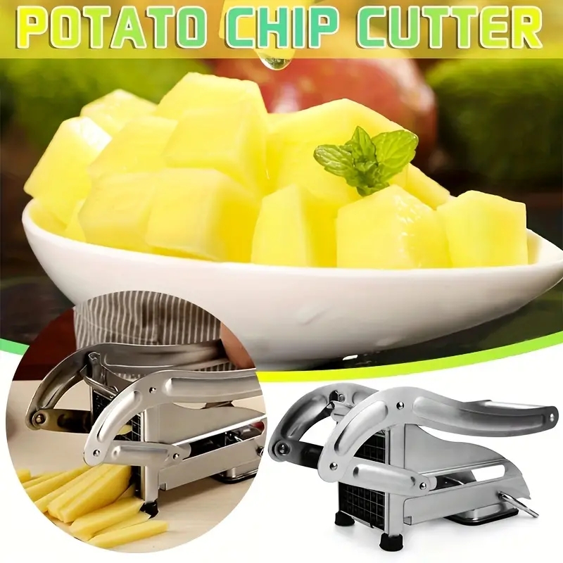 Manual multi-functional fruit and vegetable net slicer Stainless steel potato chip machine