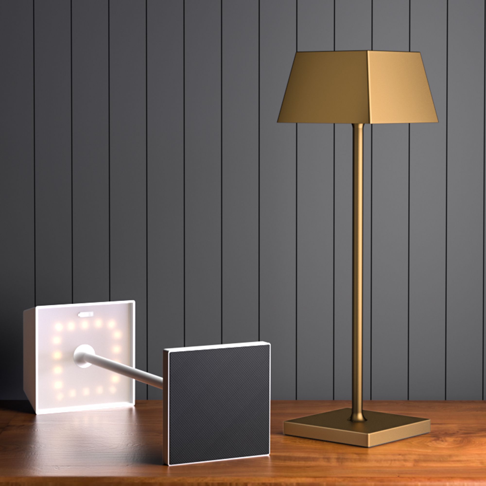 Stylish design luxury interior lighting furniture Bedside touch rechargeable cordless dining room lamp