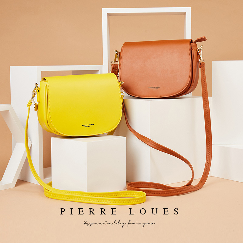 New PU women's bag fashion simple single shoulder crossbody bag