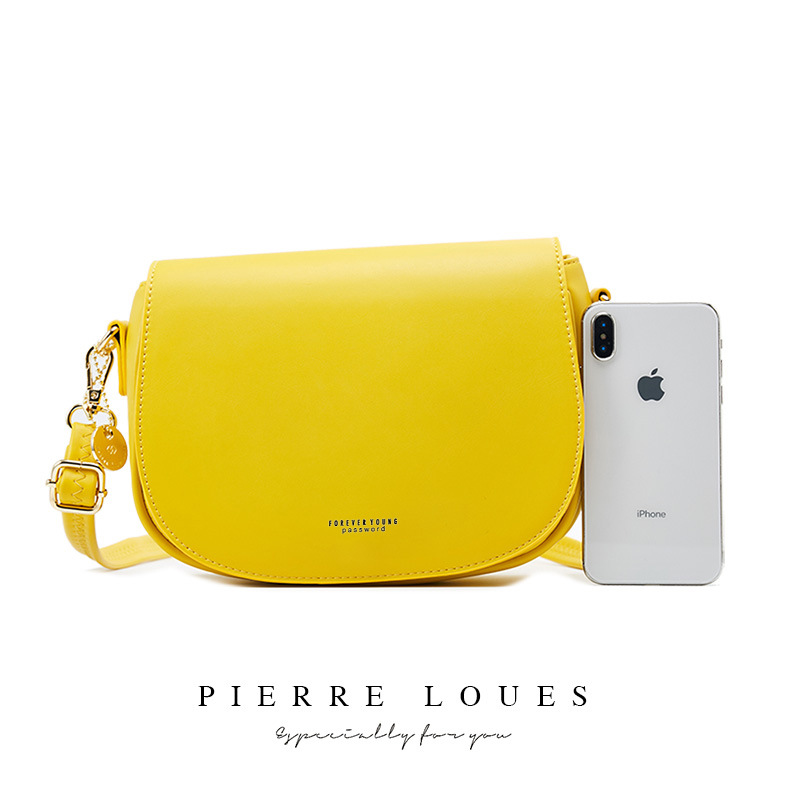 New PU women's bag fashion simple single shoulder crossbody bag