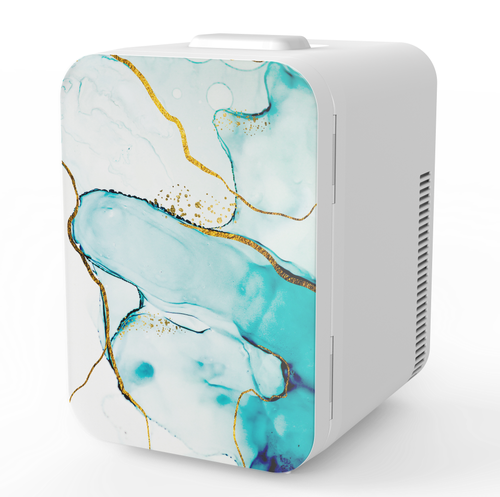 New Design 8L 10L  Desktop Skincare Cosmetic compact refrigerators Makeup Marble Mini Beauty Fridge